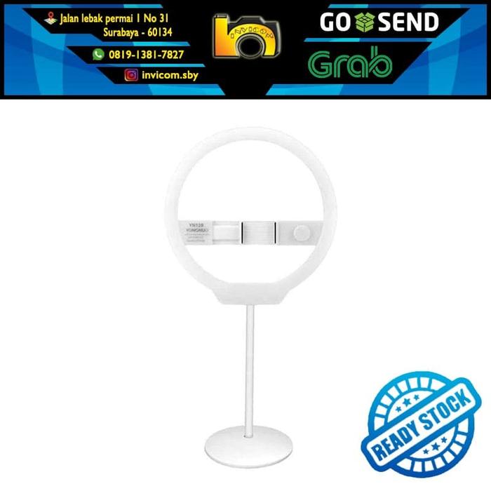 Gambar Yongnuo YN-128 LED Video Ring Light Smartphone Bi Color 3200-5500K dari Invicom undefined Tokopedia