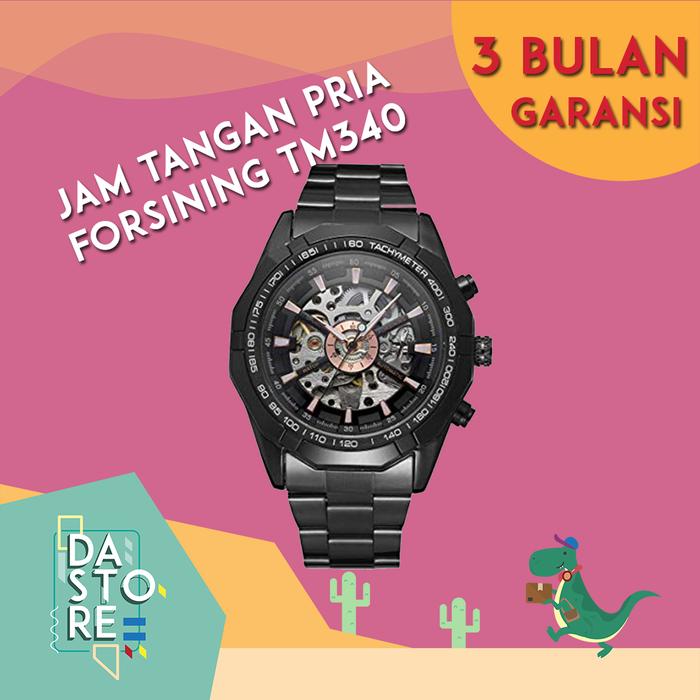 Jual Jam Tangan Pria Forsining TM 340 Original Garansi 3 Bulan