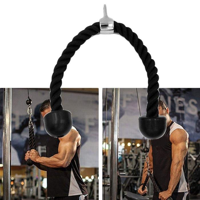 Jual Sporty Tricep Abdominal Crunches Rope Pull Down Muscle Body - Main Image