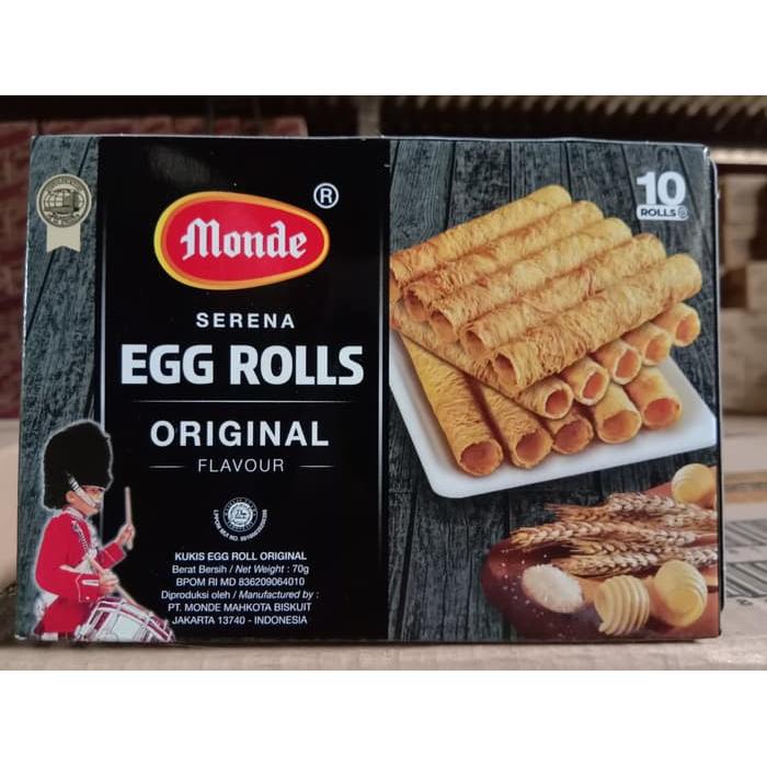 Gambar MONDE SERENA EGGROLL ORIGINAL 70 GRAM 1 KARTON ISI 30 BOX dari CENTRA CIANJUR undefined Tokopedia