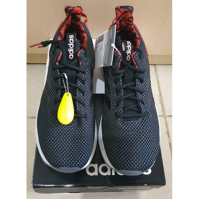 Jual Sepatu Sneakers Running Pria Black Adidas Ortholite