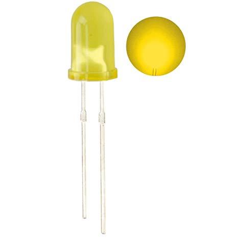 Gambar Lampu LED Kuning 5mm (Kuning Nyala Kuning) 5 mm Arduino dari KelasRobot undefined Tokopedia