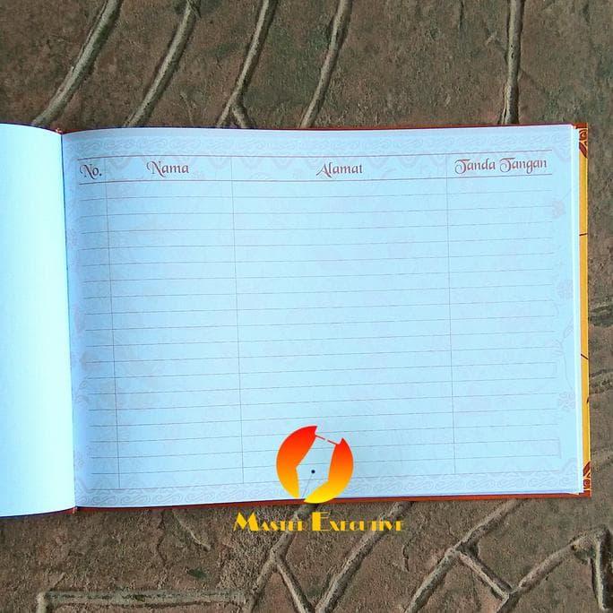 Jual Buku Tamu Undangan Batik Pernikahan Seminar Acara Wedding Btk02 Jakarta Barat Rembo Craft Tokopedia