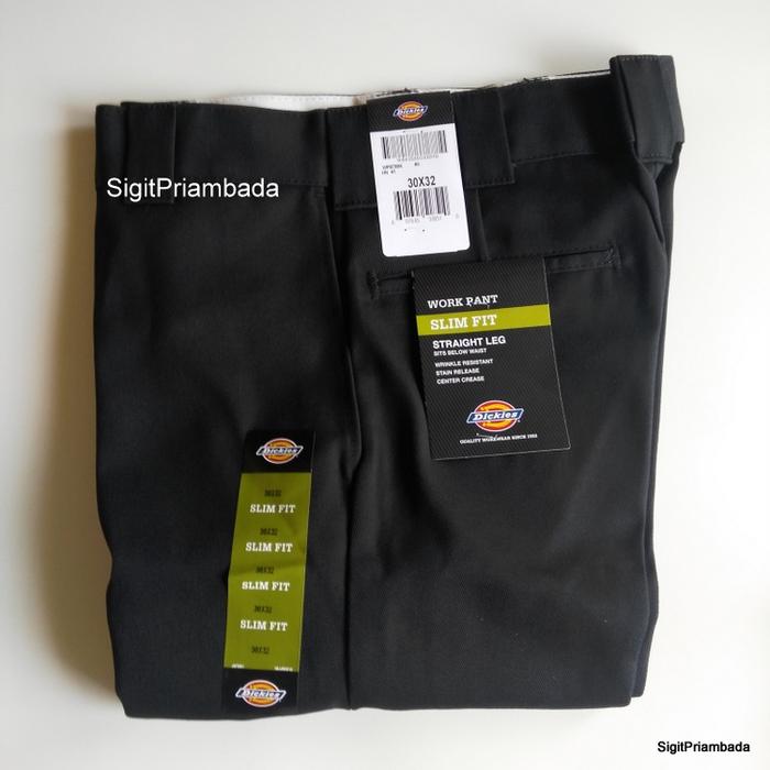 Gambar Long pants Dickies 873 Slim Fit Black Original - 34 dari LOUD MERCH undefined Tokopedia