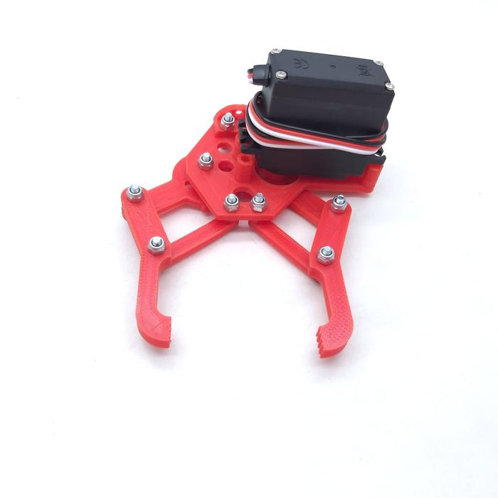 Gambar Robot ARM Gripper Clamp Claw 3D Printing Mount Lengan Jepit for Servo - Hijau dari Arduinouno undefined Tokopedia