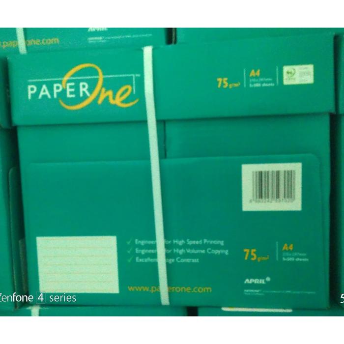 Jual Kertas Hvs A4 75gr Paper One Jakarta Selatan Cakra Bangun Tritama Tokopedia