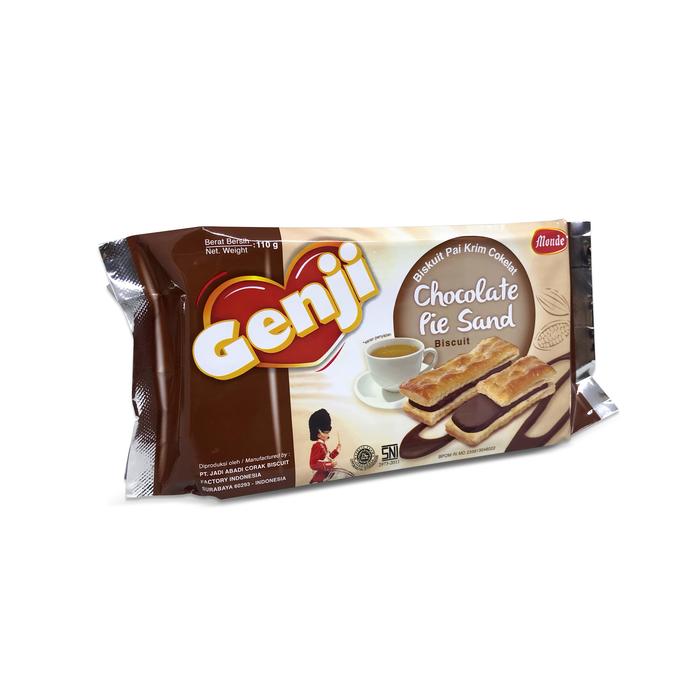 Promo Harga Monde Genji Pie Sand Chocolate 110 gr - Tokopedia