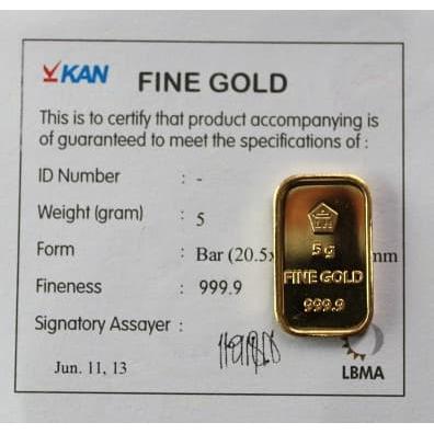 Jual Logam Mulia Antam 5 Gram Non Press Kota Cirebon Magelung 