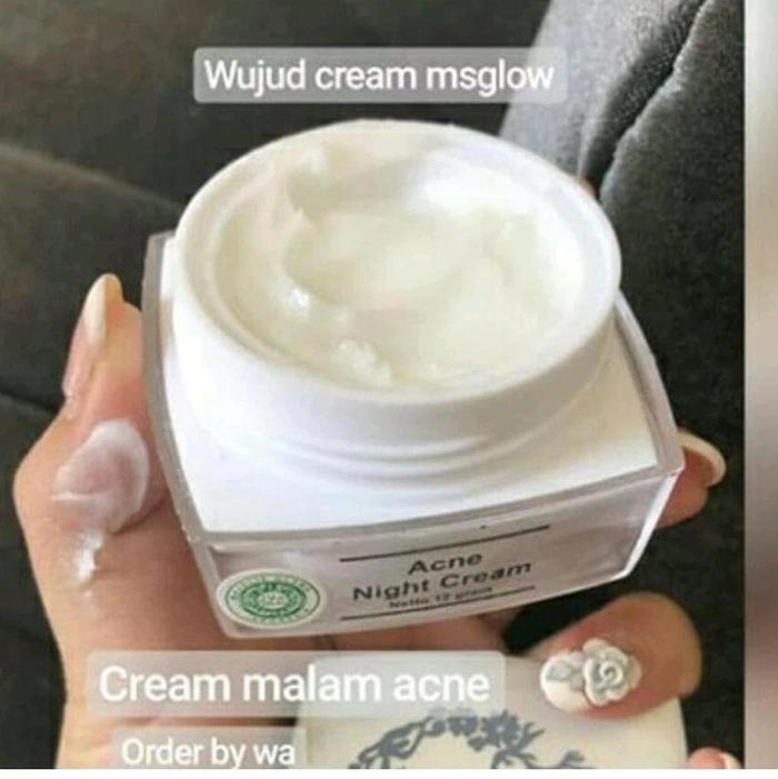 night cream ms glow acne