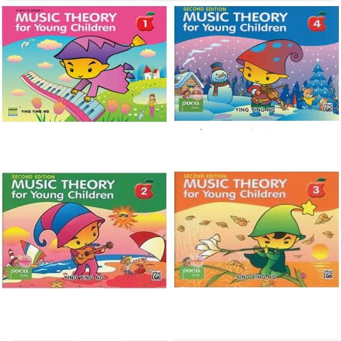 Gambar Ready stock Music Theory for young children jilid 1-4 ying ying ng dari MJ 2 International undefined Tokopedia