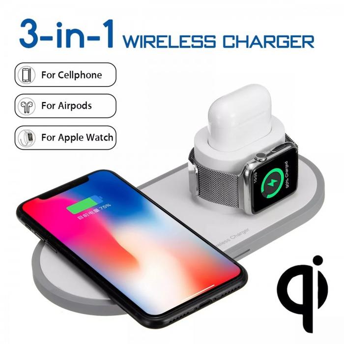 W88 Multifunction Wireless Charger For Iphone-apple Watch-airpods