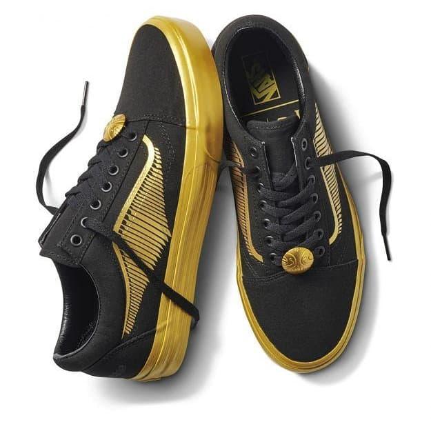 Jual Vans Original x Harry Potter Old Skool Golden Snitch BNIB