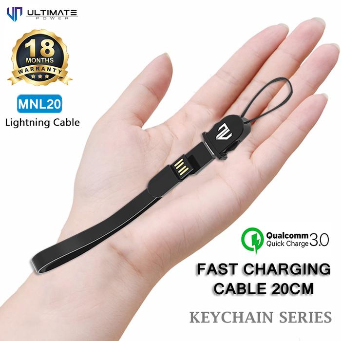 Gambar Ultimate Power Kabel Data Iphone Cable Keychain Series Lightning 20CM dari Ultimate Power Official undefined Tokopedia