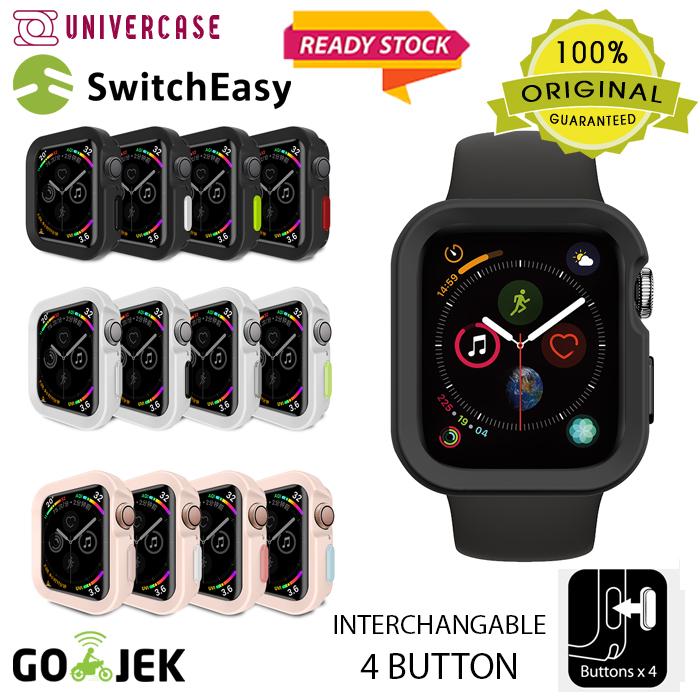 Case Apple Watch 40mm 44mm SwitchEasy Color Casing Original 44mm, Pink
