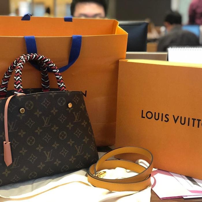 Lv Braided Handle Bag Louis Vuitton NeoNoe MM Damier Azur Braided