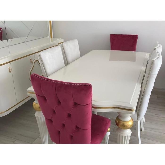 Gambar Model Harga Meja Makan 6 Kursi Sofa Minimalis Modern Feyrin dari WIBAWA JEPARA FURNITURE undefined Tokopedia