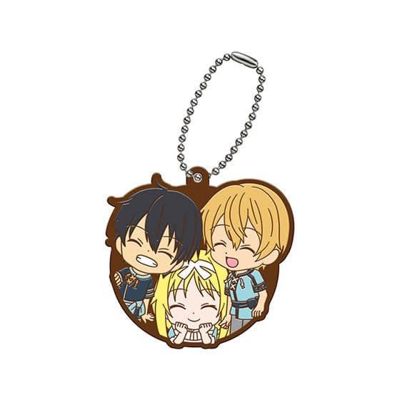Gambar Sword Art Online Alicization Rubber Mascot 02 Kirito Eugeo Alice dari Aka Japan Shop undefined Tokopedia