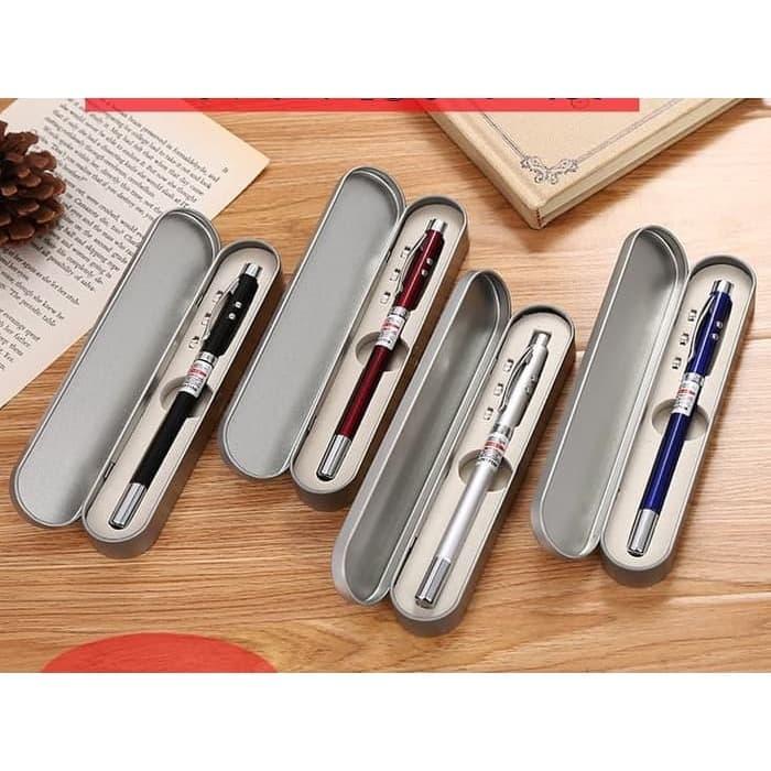 Gambar Laser pointer pen pulpen exclusive pena 5 in 1 box premium presentasi dari anabelle.shop undefined Tokopedia