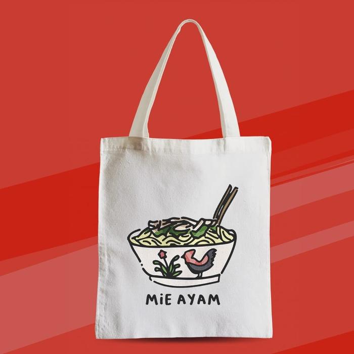 Tote bag deals mangkok ayam