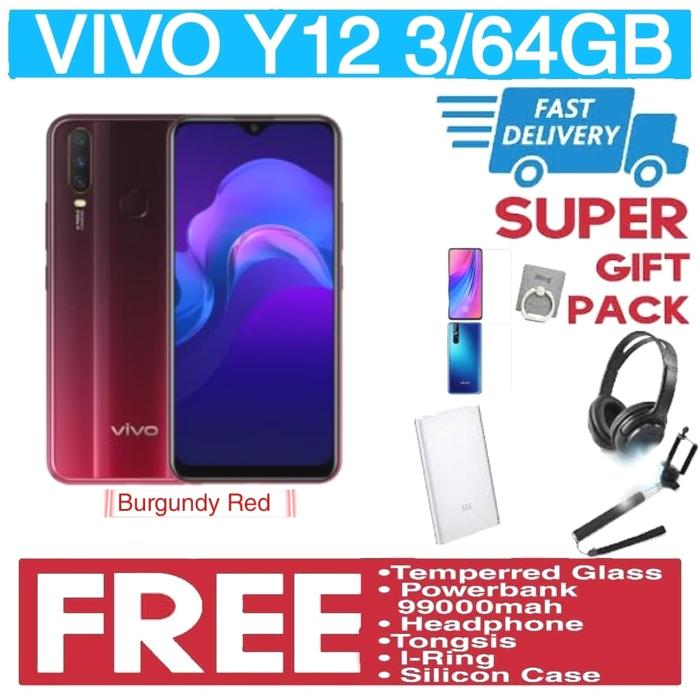 Gambar VIVO Y12 RAM 3/64GB GARANSI RESMI VIVO INDONESIA - Merah, tanpa bonus dari OVANST0RE undefined Tokopedia