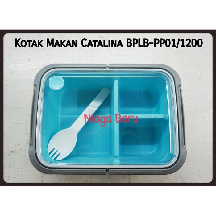 Gambar Kotak Makan Tempat Makan Lunch Box Catalina BPLB-PP01/1200 dari TokoNiagaBaru_NEW undefined Tokopedia