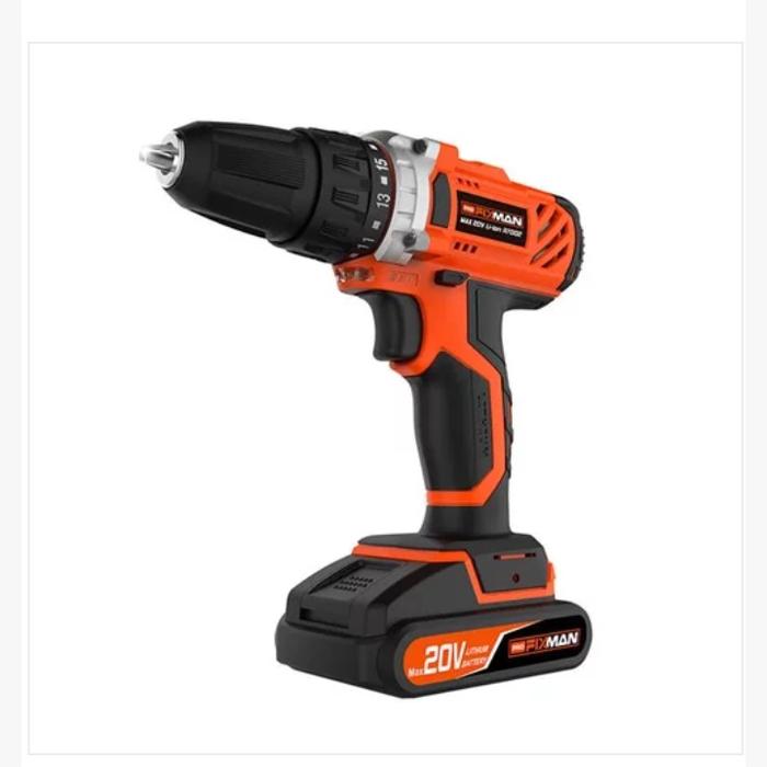 Fixman Power Drill Set Drill Fixman Mesin Bor Fixman R7002-2b