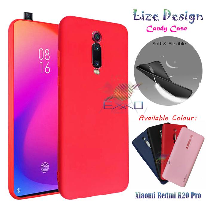 Gambar Lize Case Matte Xiaomi Redmi K20 Pro Candy Case Redmi K20 Pro Silicone - Merah dari exxo official store undefined Tokopedia