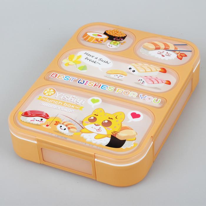 Gambar YooYee 590 Lunch Box Orange Hijau Muda - Orange dari Gudang-Lunchbox undefined Tokopedia