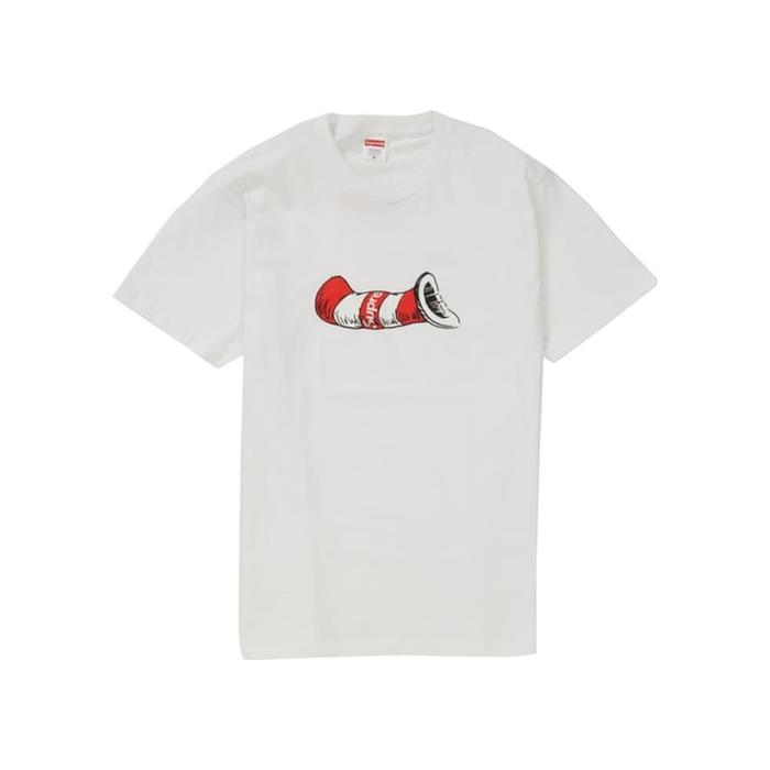 Jual Supreme Cat in the Hat Tee White 