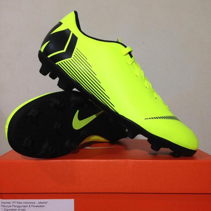 Jual NEW Sepatu Bola Nike Vapor 12 Club FG MG Volt Black AH7378- - Jakarta  Barat - dwi hardi | Tokopedia