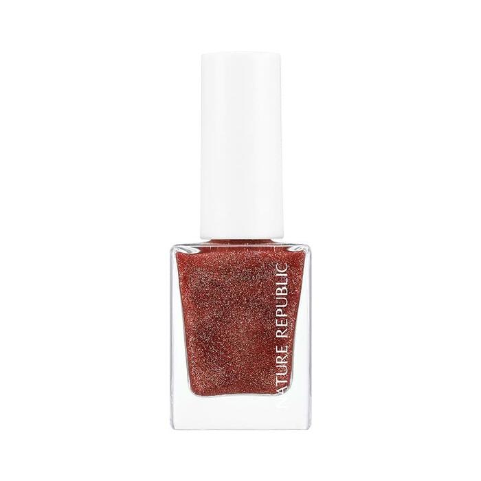 Gambar COLOR & NATURE NAIL COLOR 53 RUBY SPARKLING dari NATURE REPUBLIC OFFICIAL undefined Tokopedia