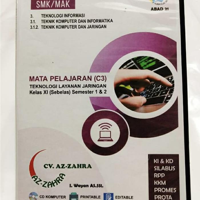 Jual Jual Cd Rpp K13 Smk Max Teknologi Layanan Jaringan Kelas Xi 2018 2019 Kab Tasikmalaya Garuda18 Store Tokopedia