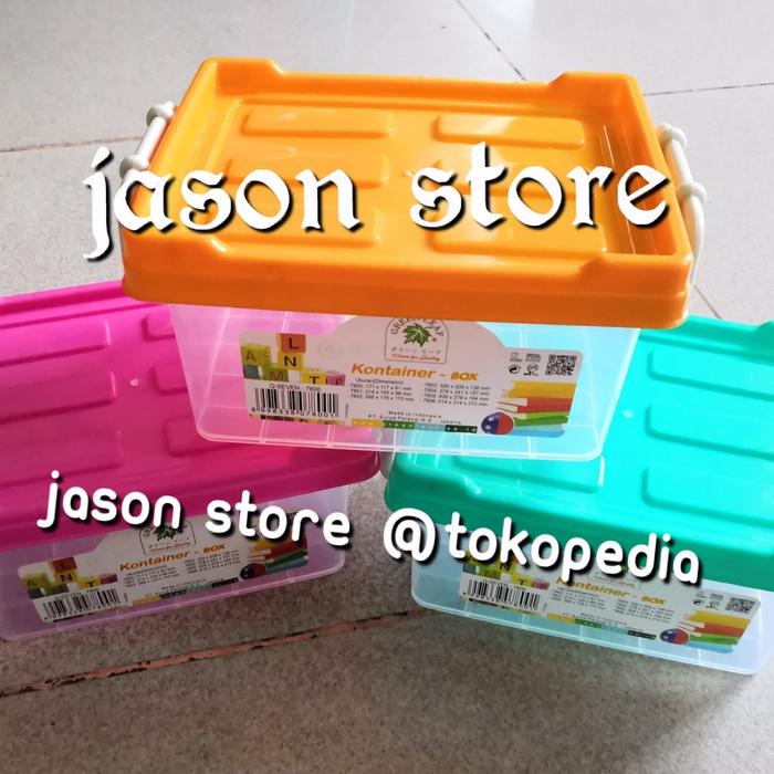 Jual Mini container box Green leaf 7800/Box kecil/kotak kecil green ...