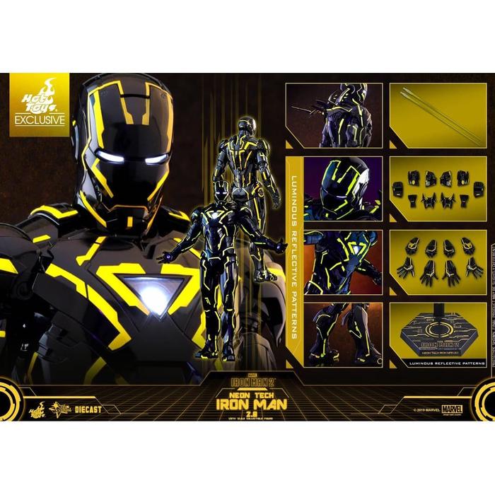 Jual Hot Toys Iron Man Neon Tech 2.0 
