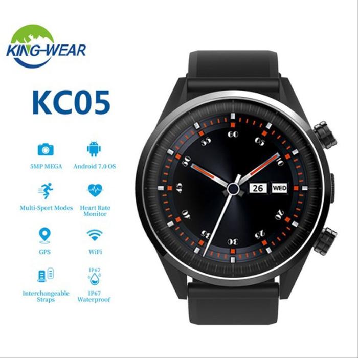 Jual KINGWEAR KC05 Smartwatch Android GPS WIFI 7.0 4G LTE 1GB 16GB grab it  - Jakarta Barat - wulansaputrishop | Tokopedia