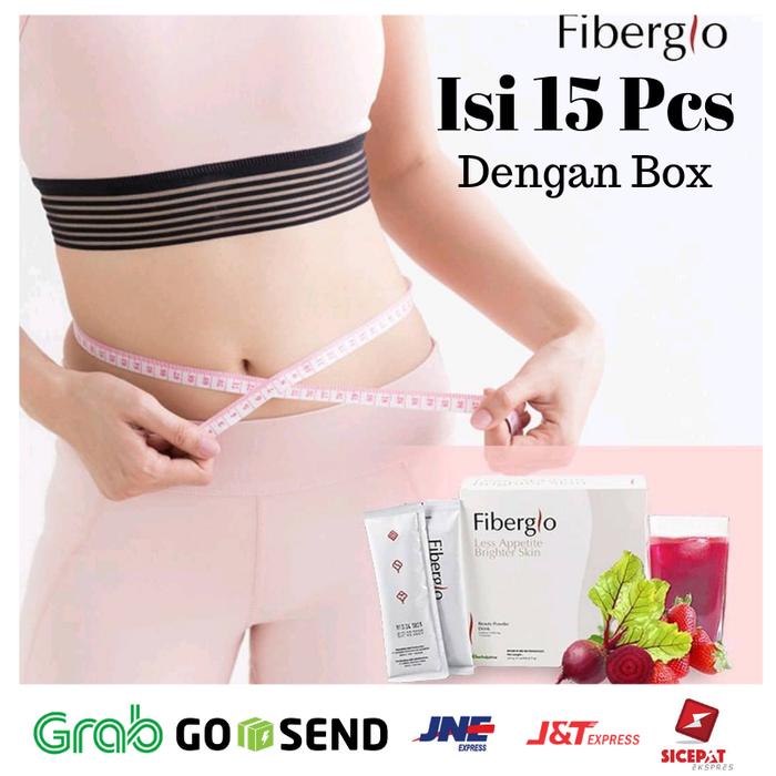 Gambar FIBERGLO 15 Sachet Minuman Herbal Pelangsing & Pemutih Diet Alami dari Yusful undefined Tokopedia