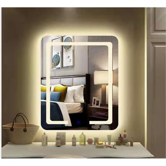 Gambar Cermin Rias LED, Lampu Kaca Dinding Kamar Mandi dari sinarsafari undefined Tokopedia