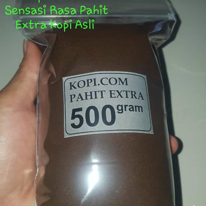 Gambar Kopi dot com Pahit Extra kemasan 500gram, buat pecinta kopi pahit dari Kopi Bang Kopi undefined Tokopedia