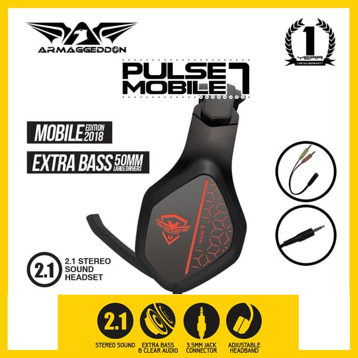 Gambar ARMAGGEDDON Headphone Gaming Pulse 7 Mobile - Soviets dari Store iBOS undefined Tokopedia