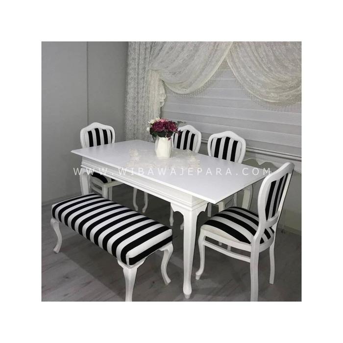 Jual Bentuk Meja Makan Untuk Ruangan Kecil Minimalis Kab Jepara Wibawa Jepara Furniture Tokopedia