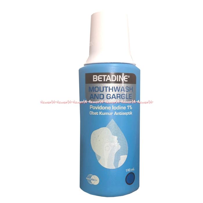 Gambar Betadine Obat Kumur 190ml digunakan untuk menghilangkan bau mulut dan mengatasi sariawan Sakit Gigi dari dzworld undefined Tokopedia