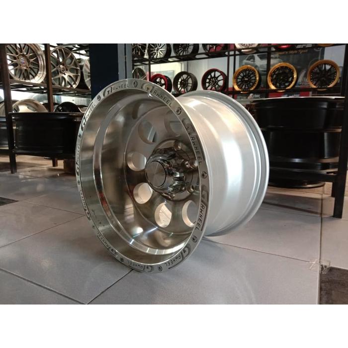 Gambar VELG MOBIL DUFFY JT84 HSR R15X10 H5X139,7 ET-44 SMFL dari HSR Wheel Toko Velg Dan Ban Mobil undefined Tokopedia