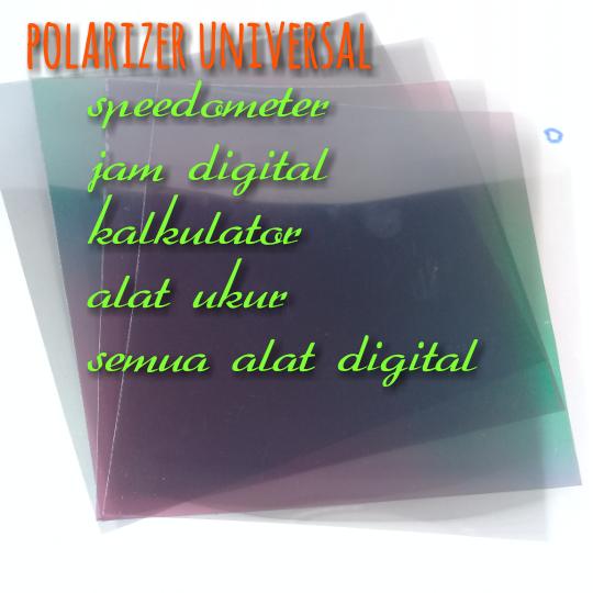 Gambar polarizer film universal bisa untuk speedometer jam digital kalkulator dari masterIC undefined Tokopedia