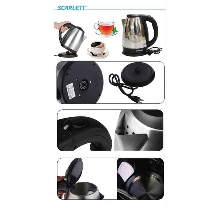 Gambar Scarlett SC-15 Electric Kettle - Teko Pemanas Air 1500 ml dari Puserba undefined Tokopedia