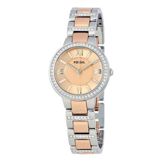 Fossil ES 3405 Silver Rose Original \u0026 