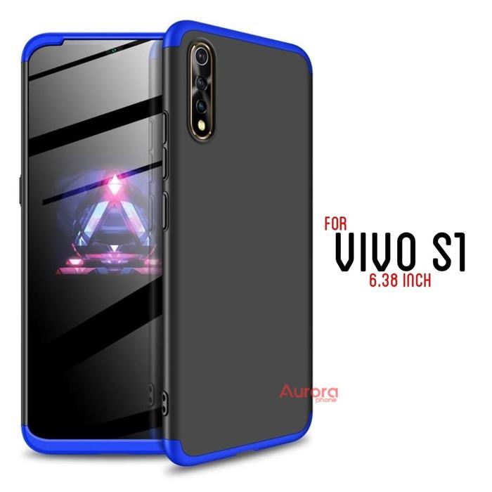 Vivo S1 Hard Case Armor Full Cover 360 GKK Original Casing HITAM FULL