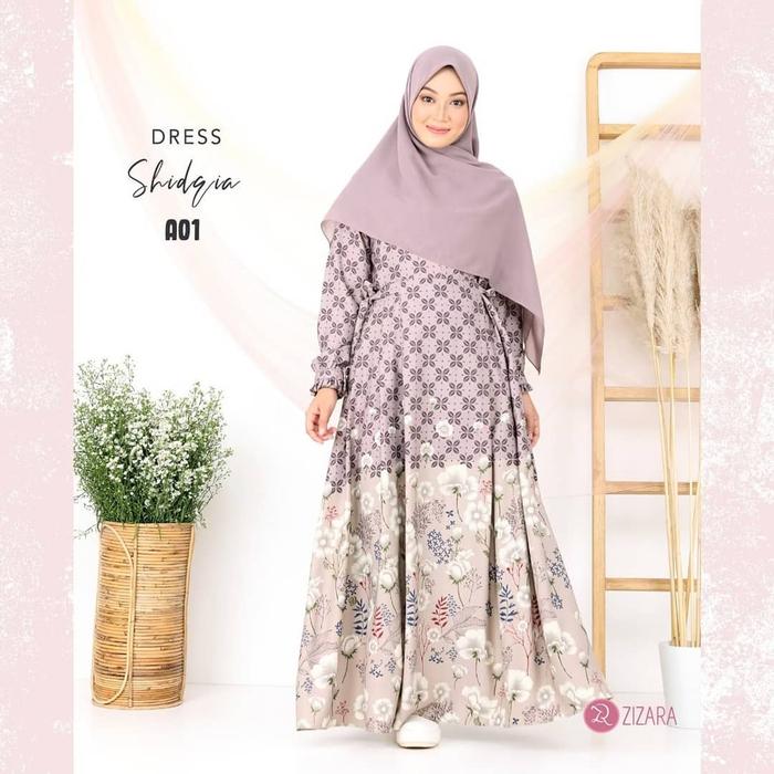Gambar ZIZARA - GAMIS SHIDQIA NEW A01 - OPTIMA PRINT - S dari AR Hijab Store undefined Tokopedia