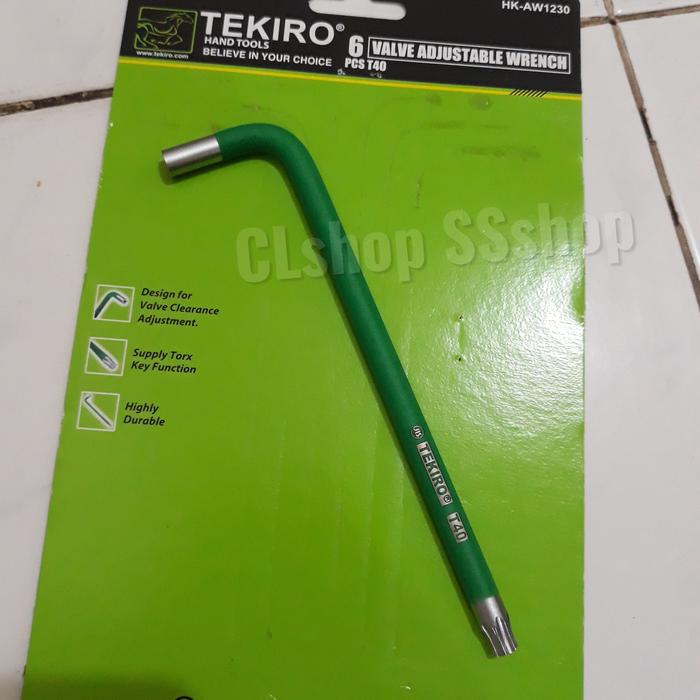 Gambar KUNCI KLEP L bintang S2 T40 TEKIRO kunci stelan klep motor bengkel cvt dari Citra Logam perkakas undefined Tokopedia
