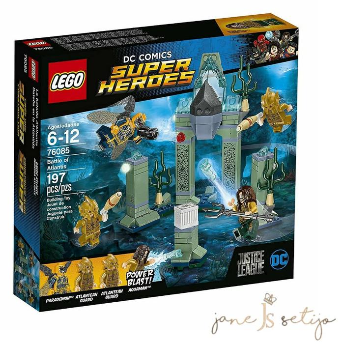 Jual Lego DC Super Heroes 76085(Battle Of Atlantis) 197pcs+4MF