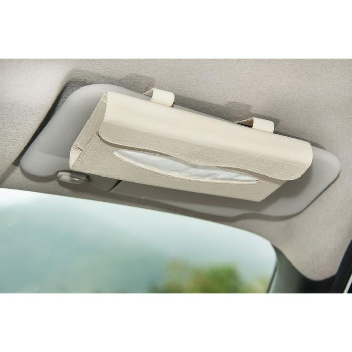 Gambar TECHNOZIO Tissue Sun Visor /tempat tisu mobil /tisu mobil putih tulang dari Technozio Store undefined Tokopedia